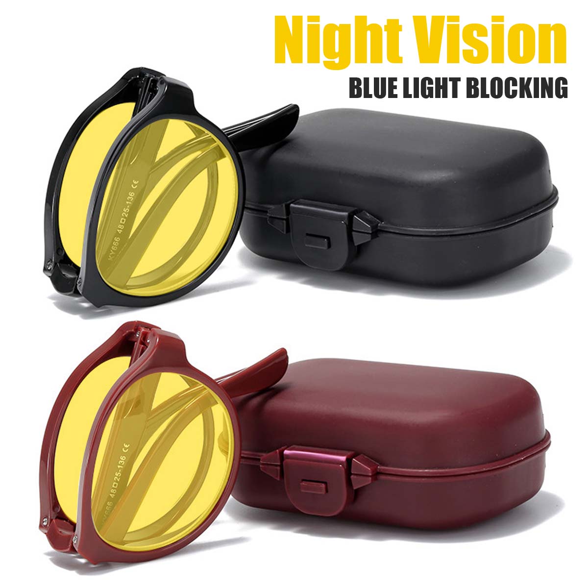 Lighting Jockey - Anti-Glare Goggle Shades Night Vision Glasses