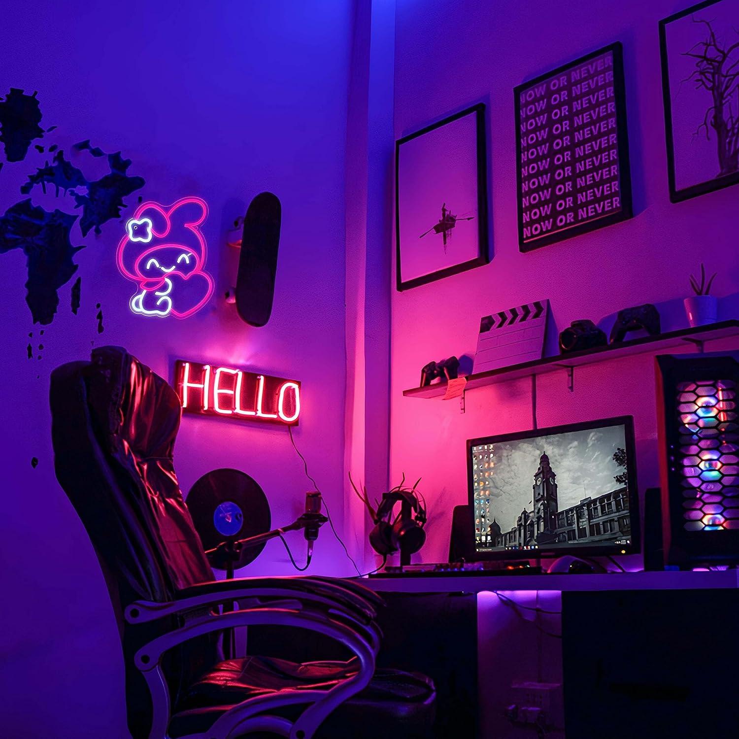Anime Neon Sign Janpanese LED  - огляд і ціна Decor Lighting Fans