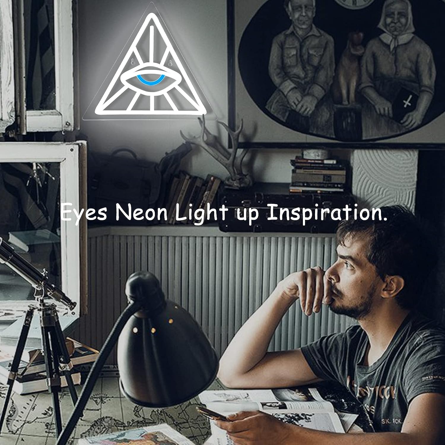 Eye in Triangle Neon Light LED - огляд і ціна Outdoor Lighting Decor Ideas
