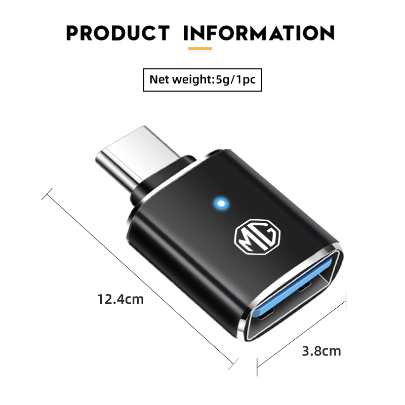 Car LED Type C To USB 3.0 Adap - огляд і ціна Lighting Interior Decor