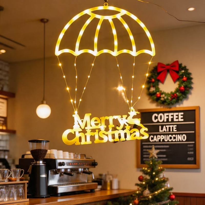 String Lights LED Santa Parach - огляд і ціна Pendant Lighting Christmas Decor