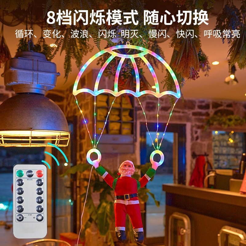 String Lights LED Santa Parach - огляд і ціна Pendant Lighting Christmas Decor