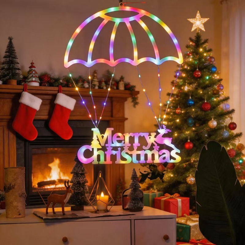 String Lights LED Santa Parach - огляд і ціна Pendant Lighting Christmas Decor