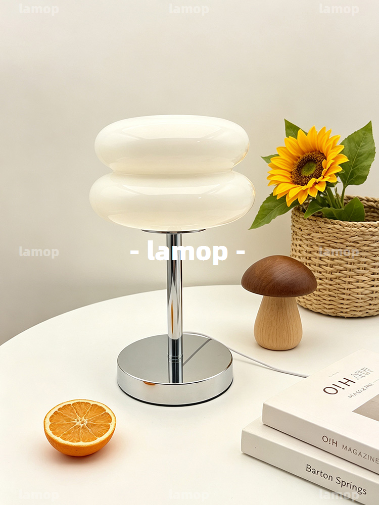 Bauhaus Cream‑Globe Table Lamp - огляд і ціна Ambient Lighting Decor For Room