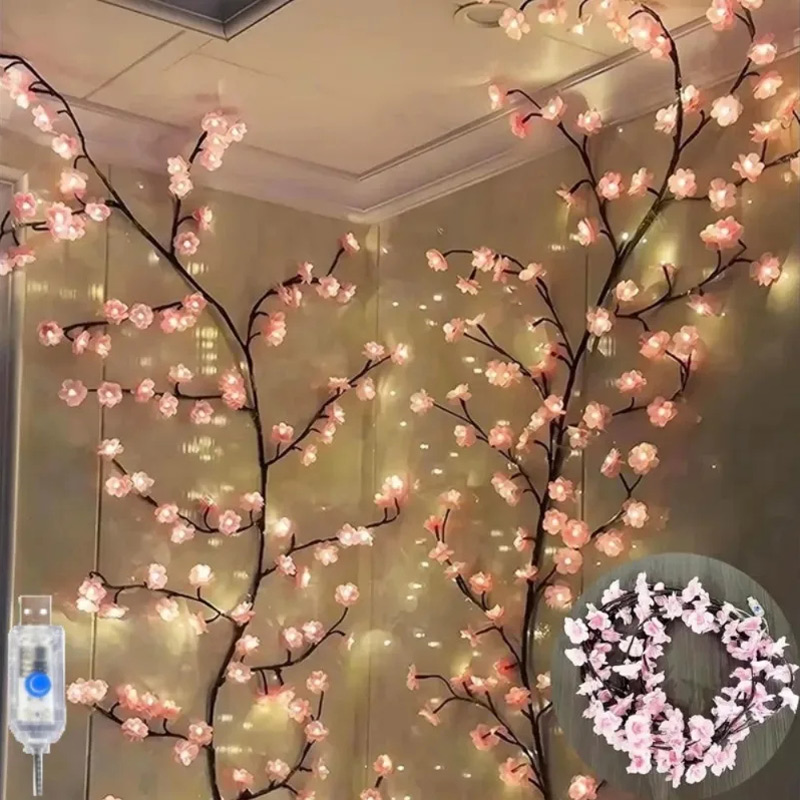 LED Cherry Blossom Tree Branch - огляд і ціна Wall Decor Lighting Tree