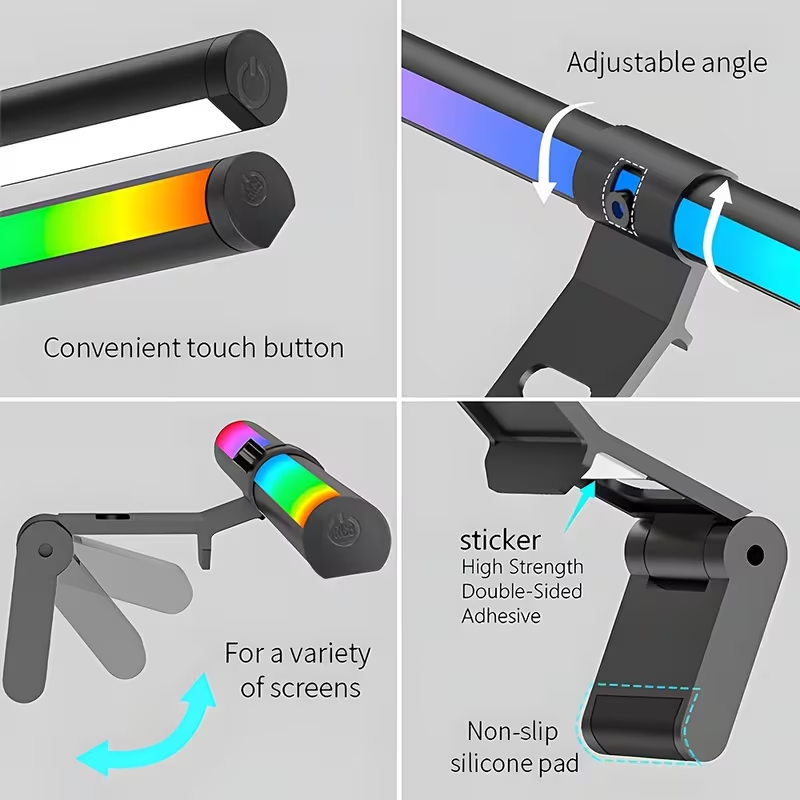 Monitor Light Bar RGB Lightbar - огляд і ціна Touch Dimmer Lamp