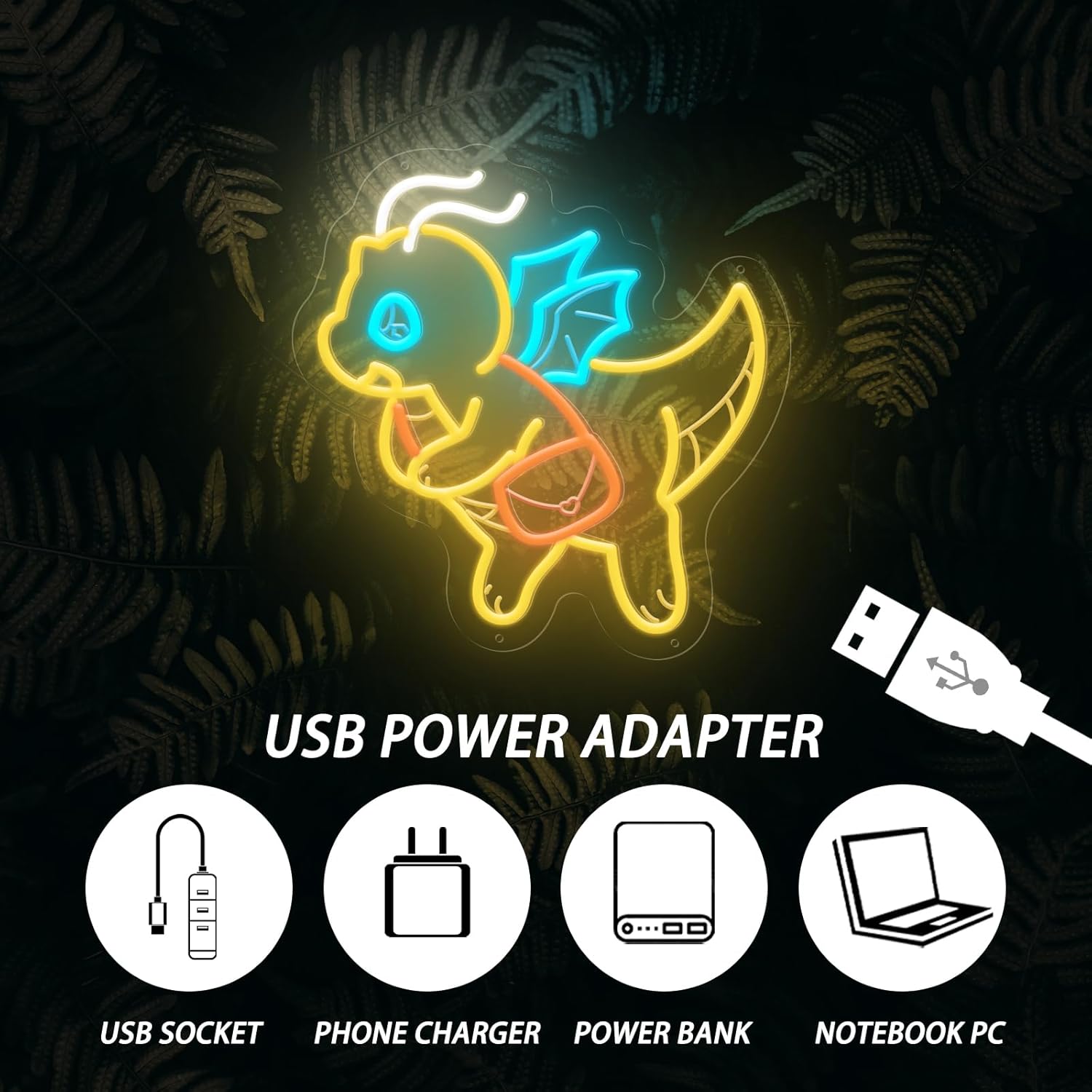 USB Dimmable Cute Dinosaur Neo - огляд і ціна Outdoor Lighting Decor Ideas