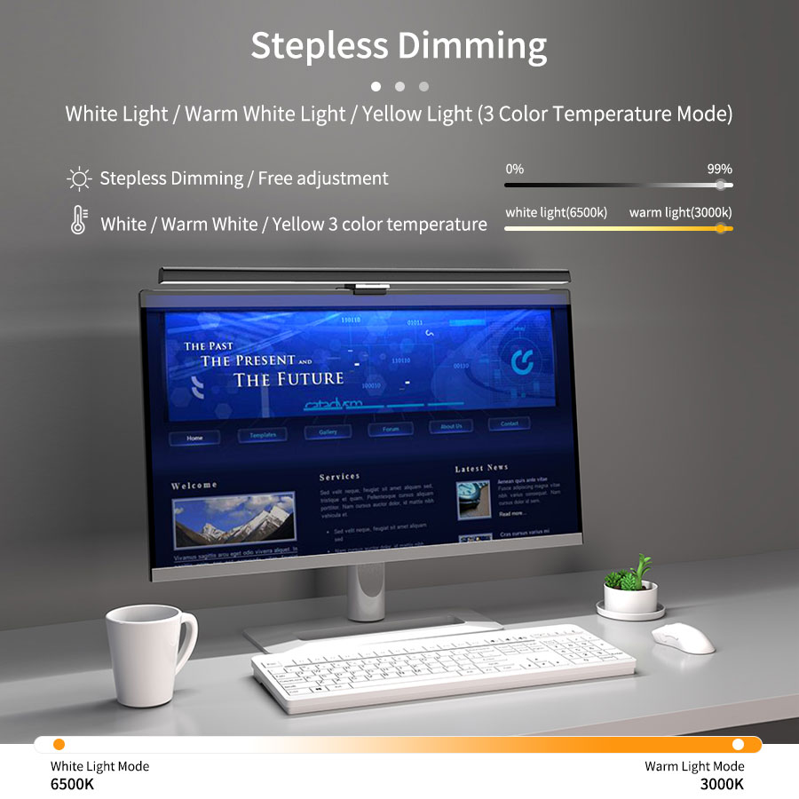 50cm LED Monitor Light Bar Scr - огляд і ціна Touch Dimmer Lamp