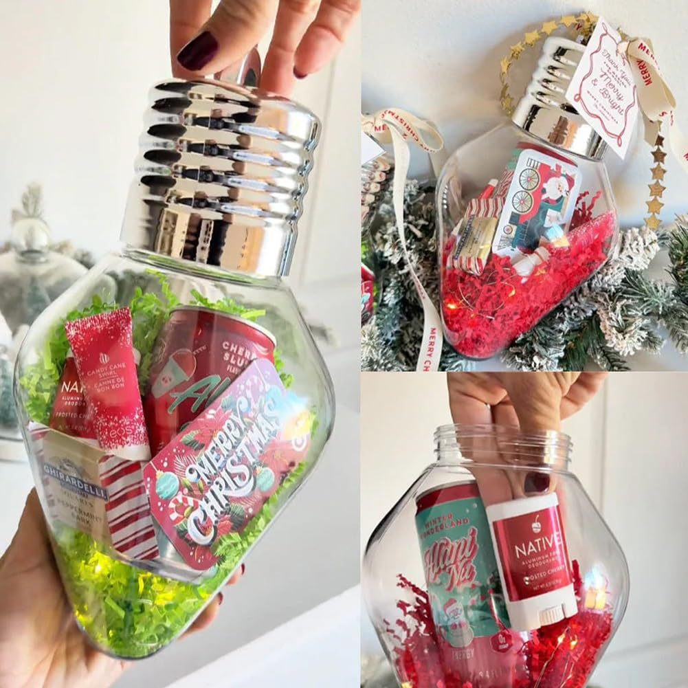Christmas Bulb Gift Jar Christ - огляд і ціна Pendant Lighting Christmas Decor