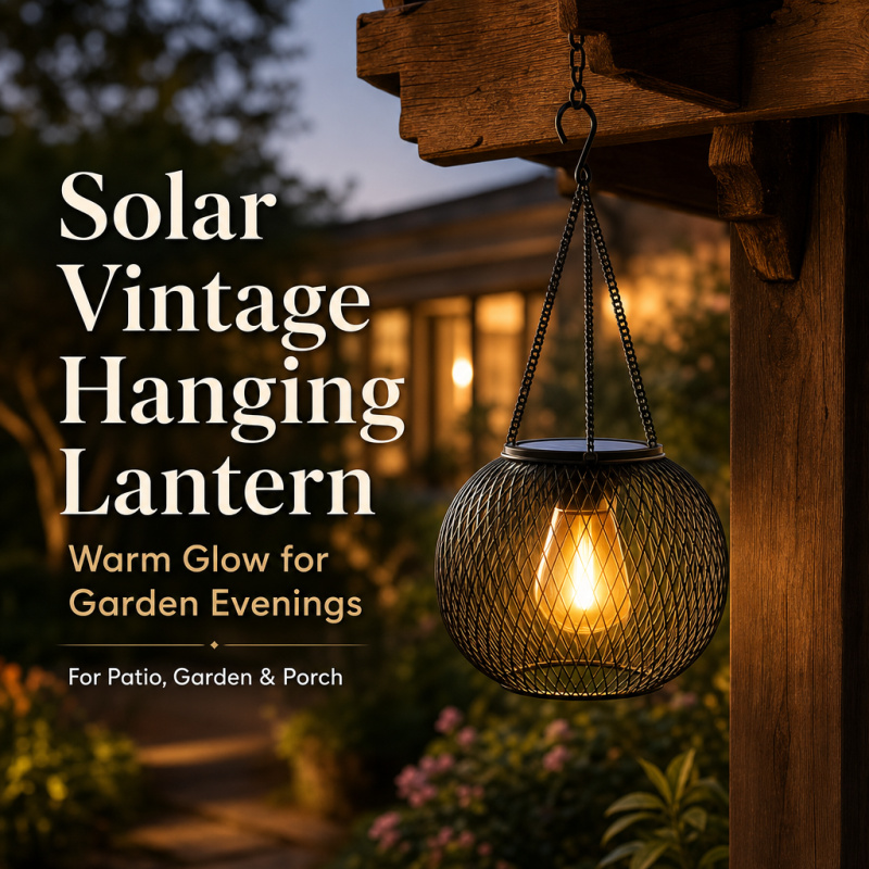 Solar Powered LED Hanging Floo - огляд і ціна String Light Outdoor