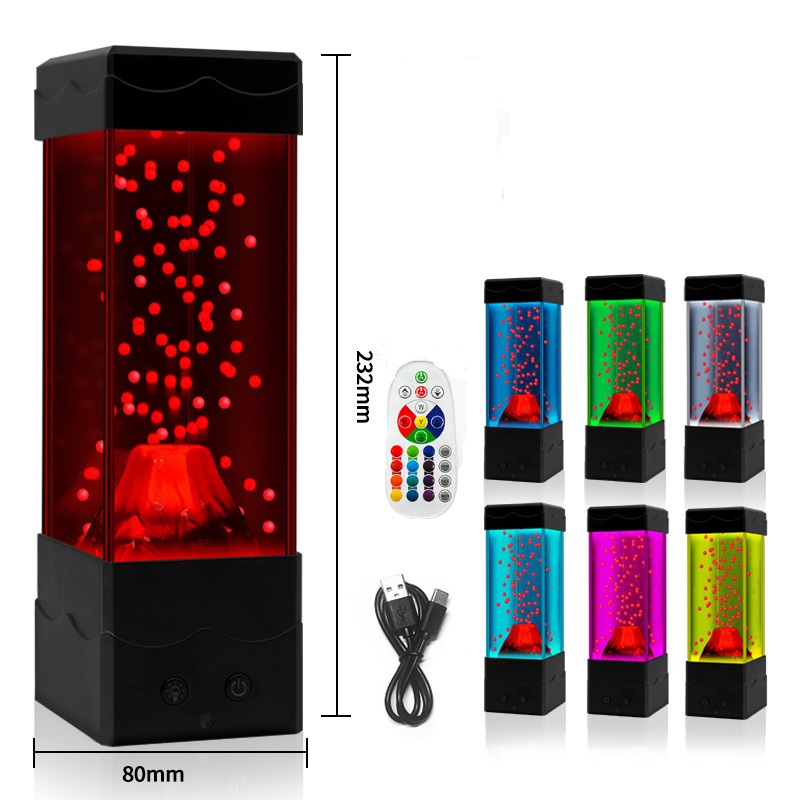 LED Lava Volcano Light Home De - огляд і ціна Lava Lamp Desktop