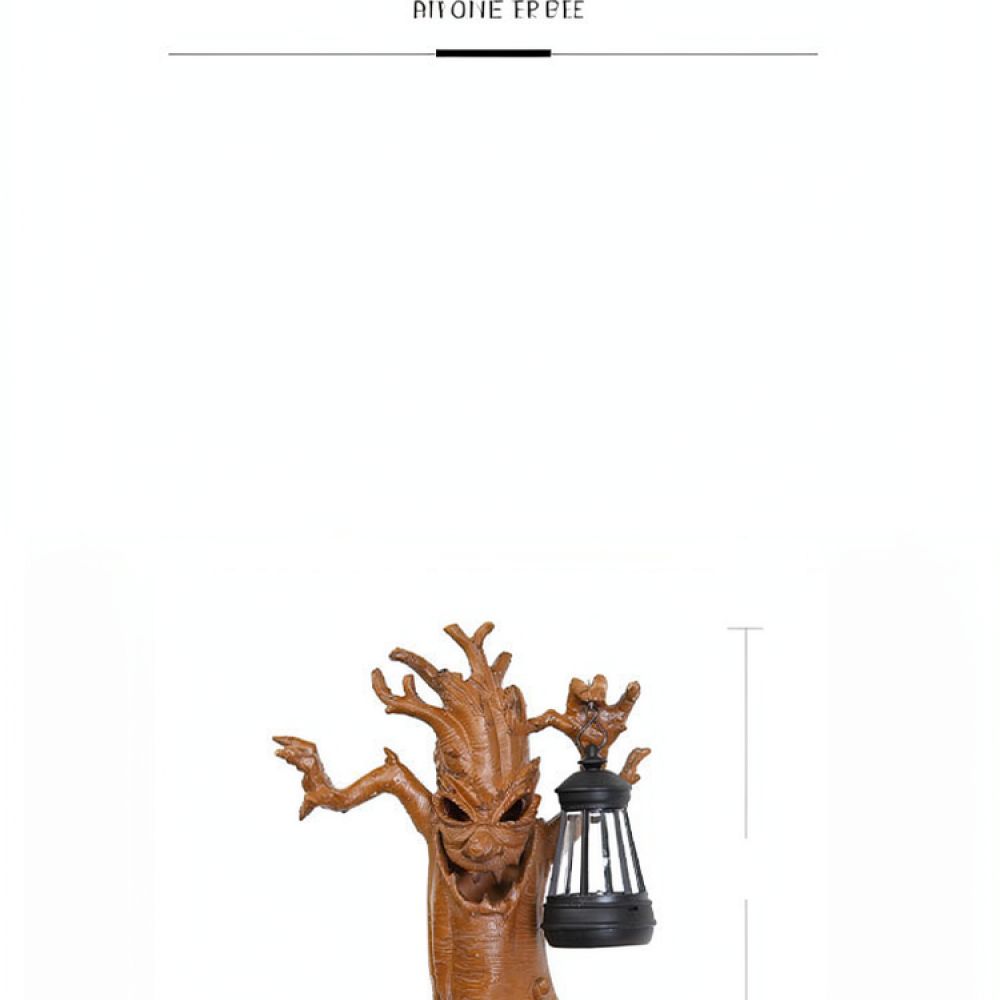 Solar Resin Tree Spirit Figuri - огляд і ціна Outdoor Lighting Decor Ideas