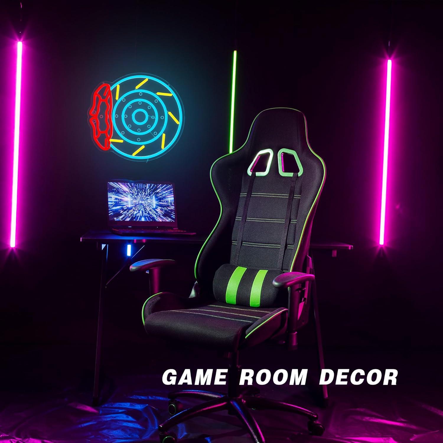 Brake Pads Neon Sign LED Garag - огляд і ціна Decor Lighting Fans