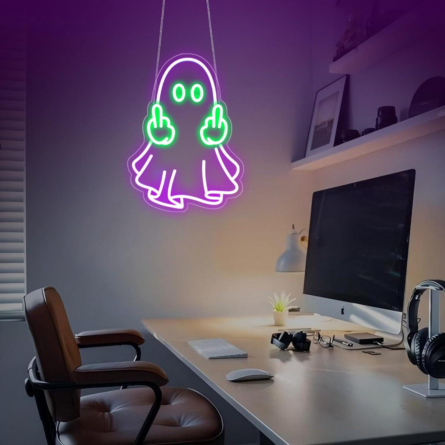 Ghost Neon Sign USB Powered LE - огляд і ціна Lighting Decor Home