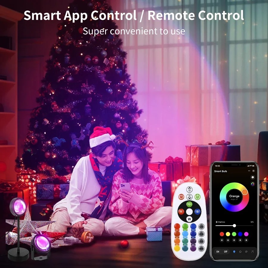 Tuya Smart Led Sunset Projecto - огляд і ціна Sunset Lamp Projection