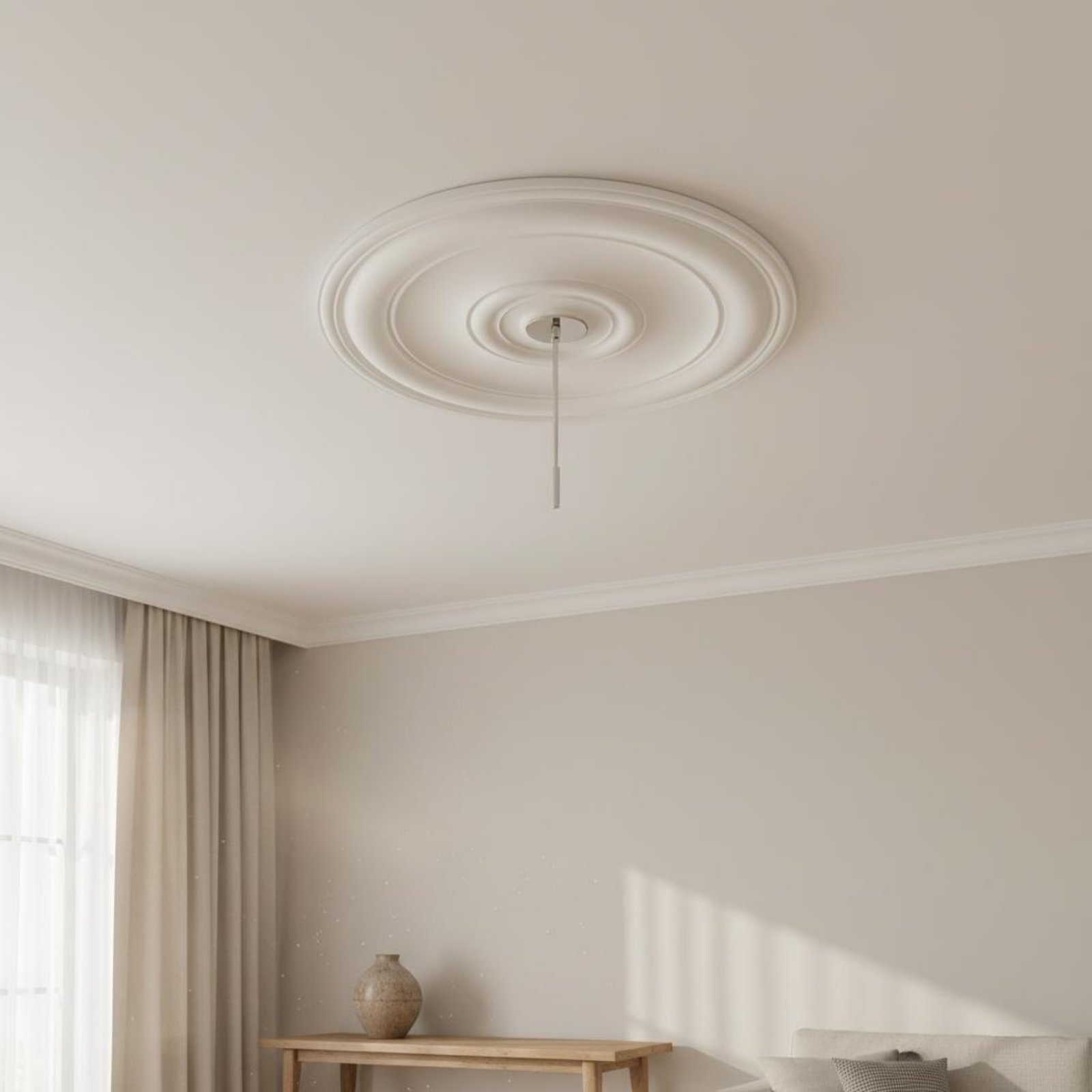 Round Ceiling Medallion Europe - огляд і ціна Lighting Interior Decor
