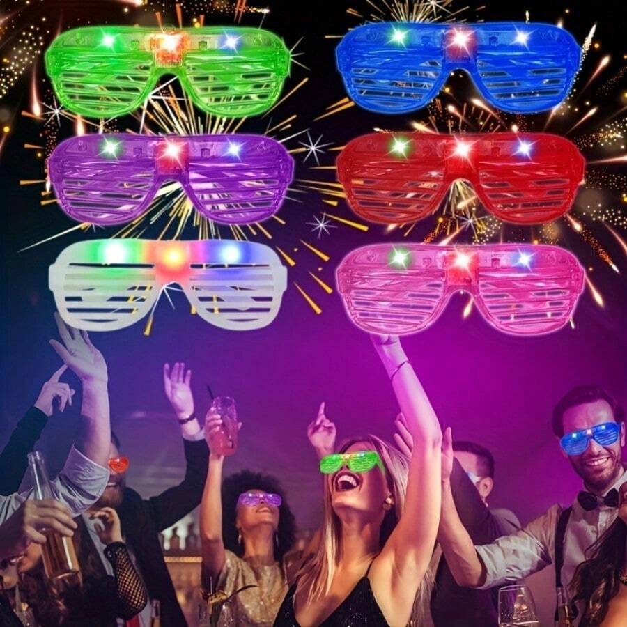 10-50PCS LED Glasses Light Up  - огляд і ціна Lighting Jockey