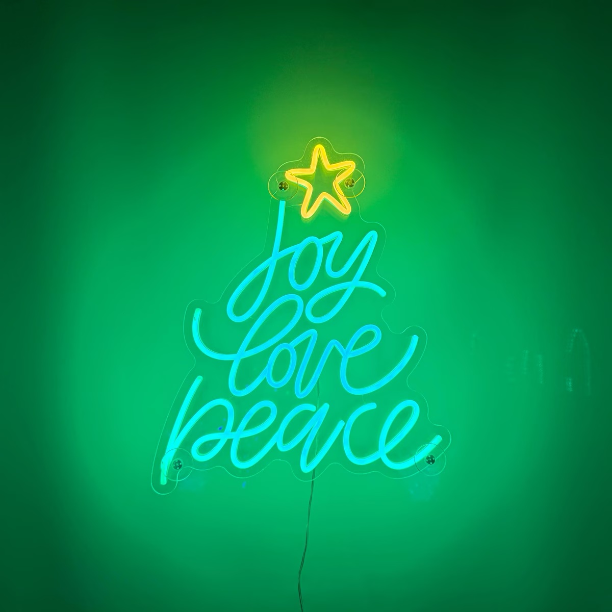 Joy Love Peace Neon Sign, Chri - огляд і ціна Outdoor Lighting Decor Ideas