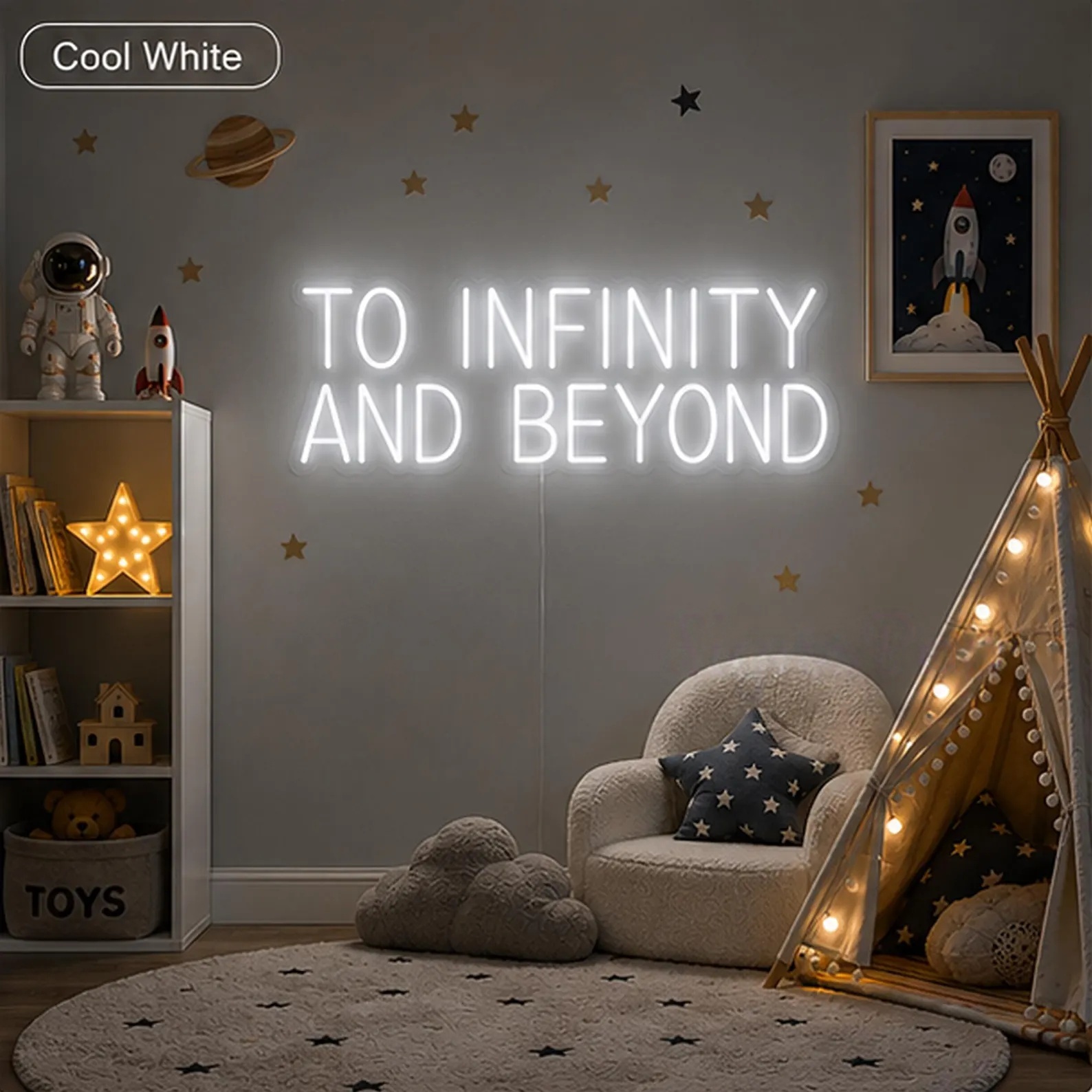To Infinity And Beyond Neon Si - огляд і ціна Lighting Decor And Beyond
