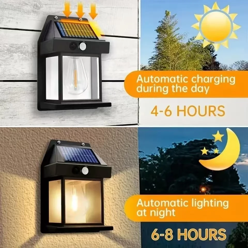 Outdoor Solar Tungsten Wall Li - огляд і ціна String Light Outdoor