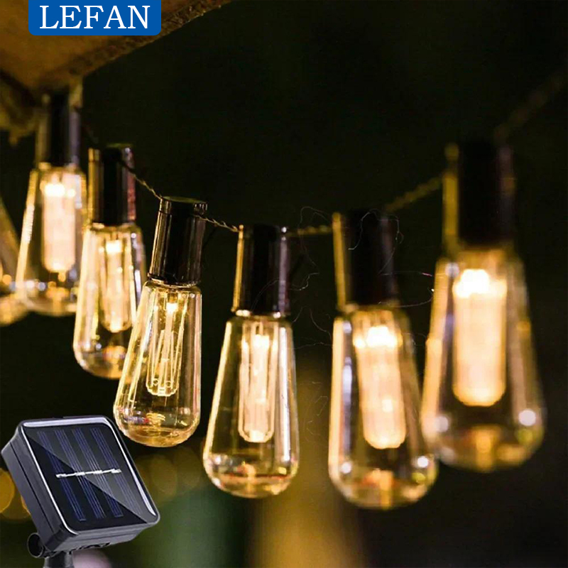 Solar Powered Led Outdoor Stri - огляд і ціна Pendant Lighting Christmas Decor