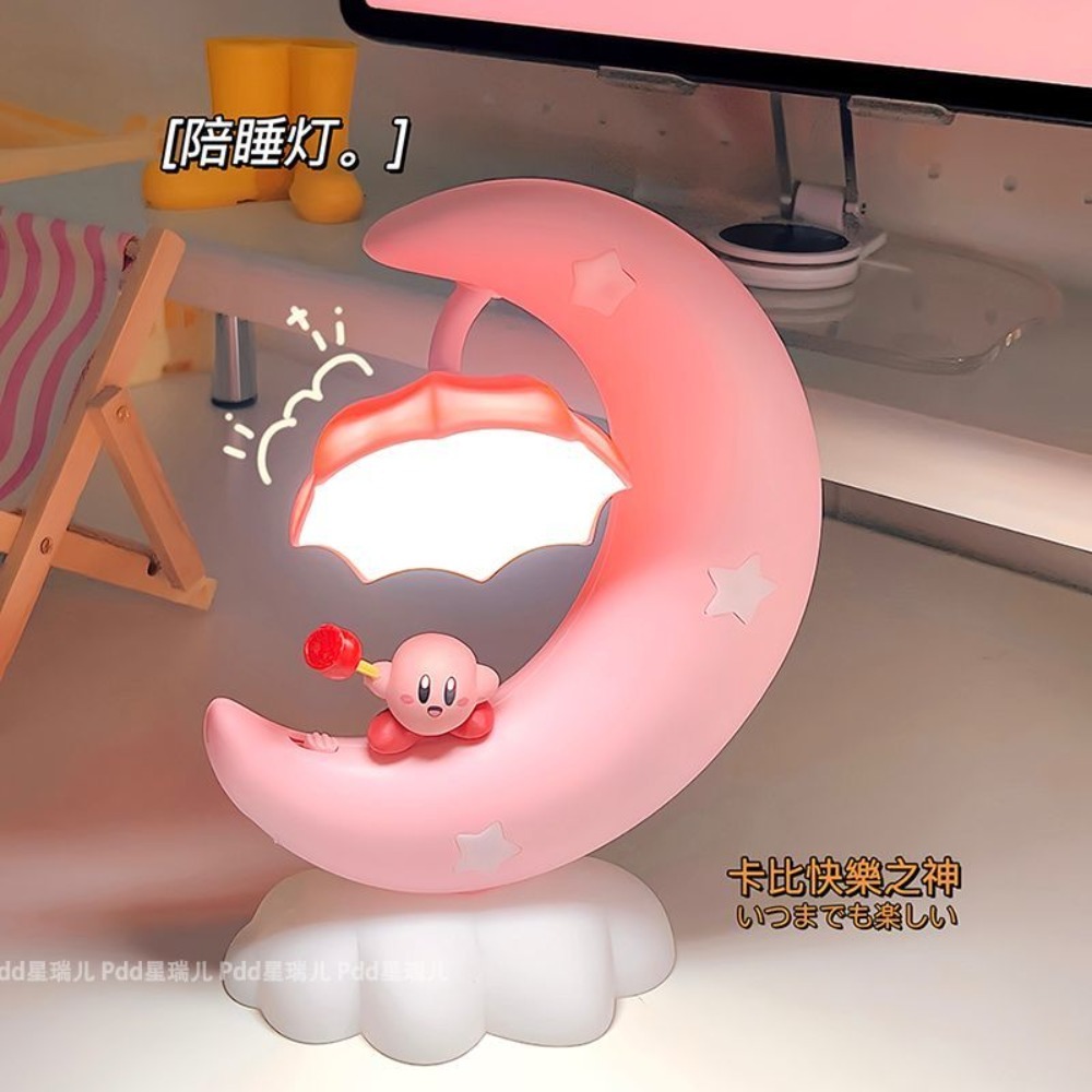 Cute Kirby Moon Night Light, K - огляд і ціна Ambient Lighting Decor For Room