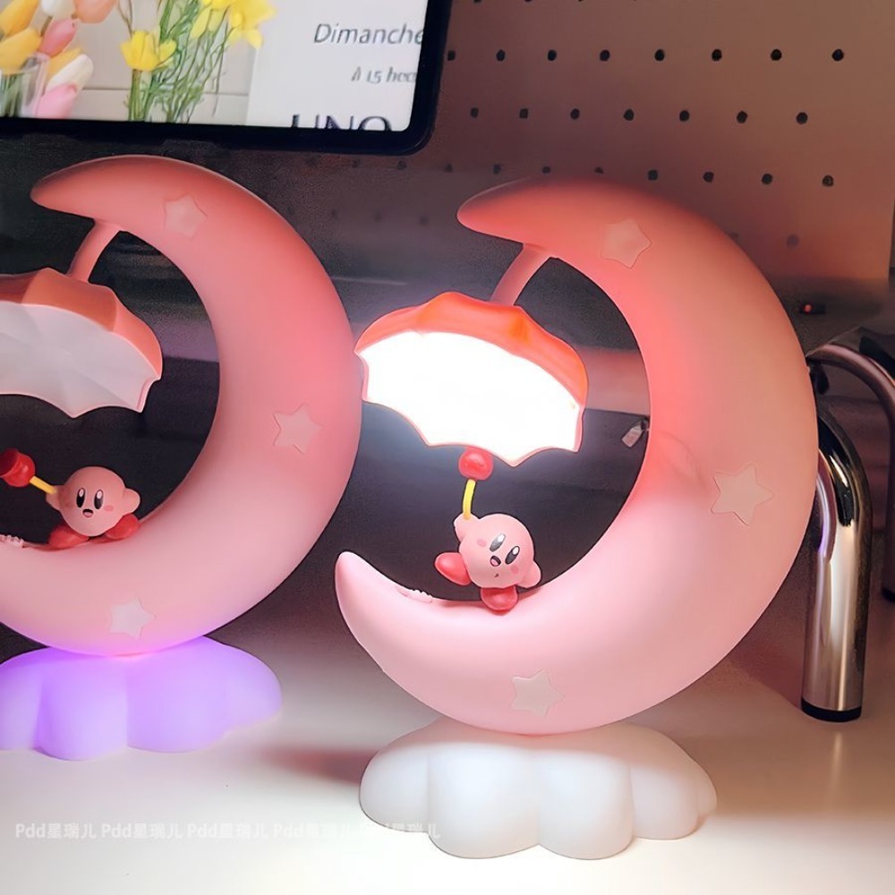 Cute Kirby Moon Night Light, K - огляд і ціна Ambient Lighting Decor For Room