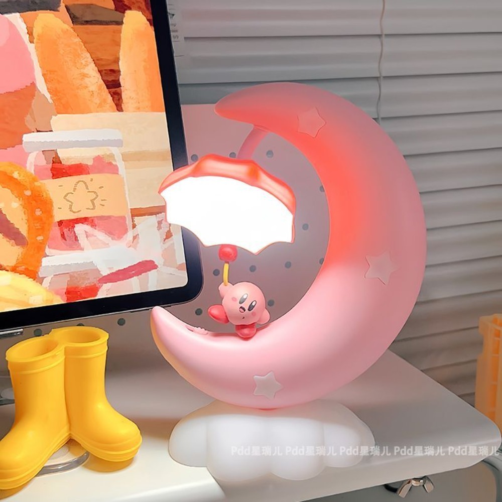 Cute Kirby Moon Night Light, K - огляд і ціна Ambient Lighting Decor For Room