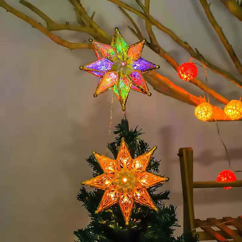 Lighted Star Trees Topper Chri - огляд і ціна Pendant Lighting Christmas Decor