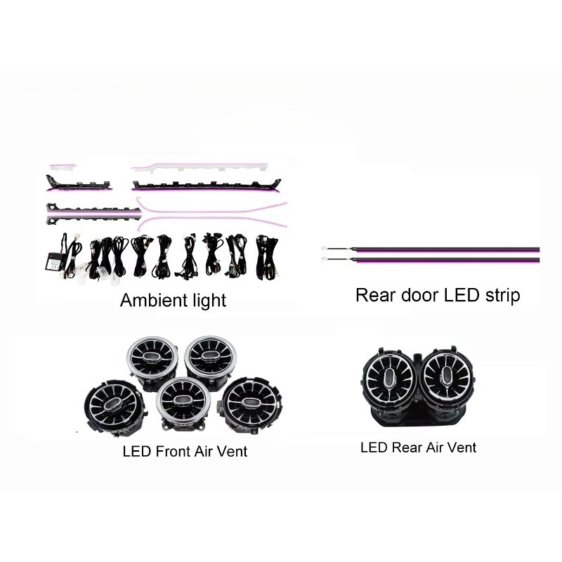 RHD W177 A Class Interior LED  - огляд і ціна Lighting Interior Decor