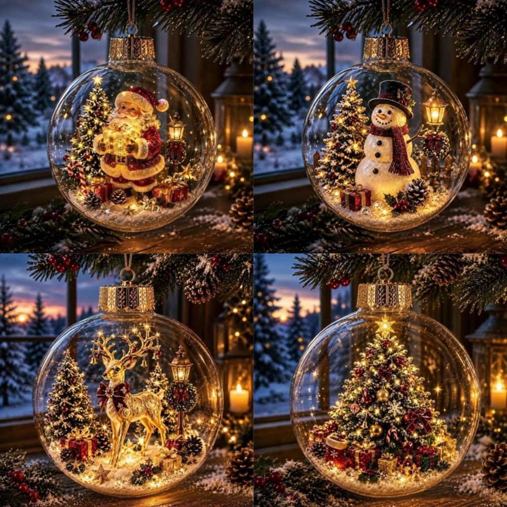 Acrylic Material Christmas Bal - огляд і ціна Pendant Lighting Christmas Decor
