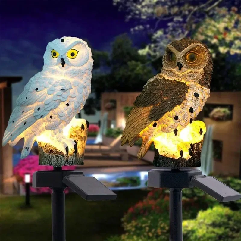 Solar Owl Statue Garden Light  - огляд і ціна String Light Outdoor