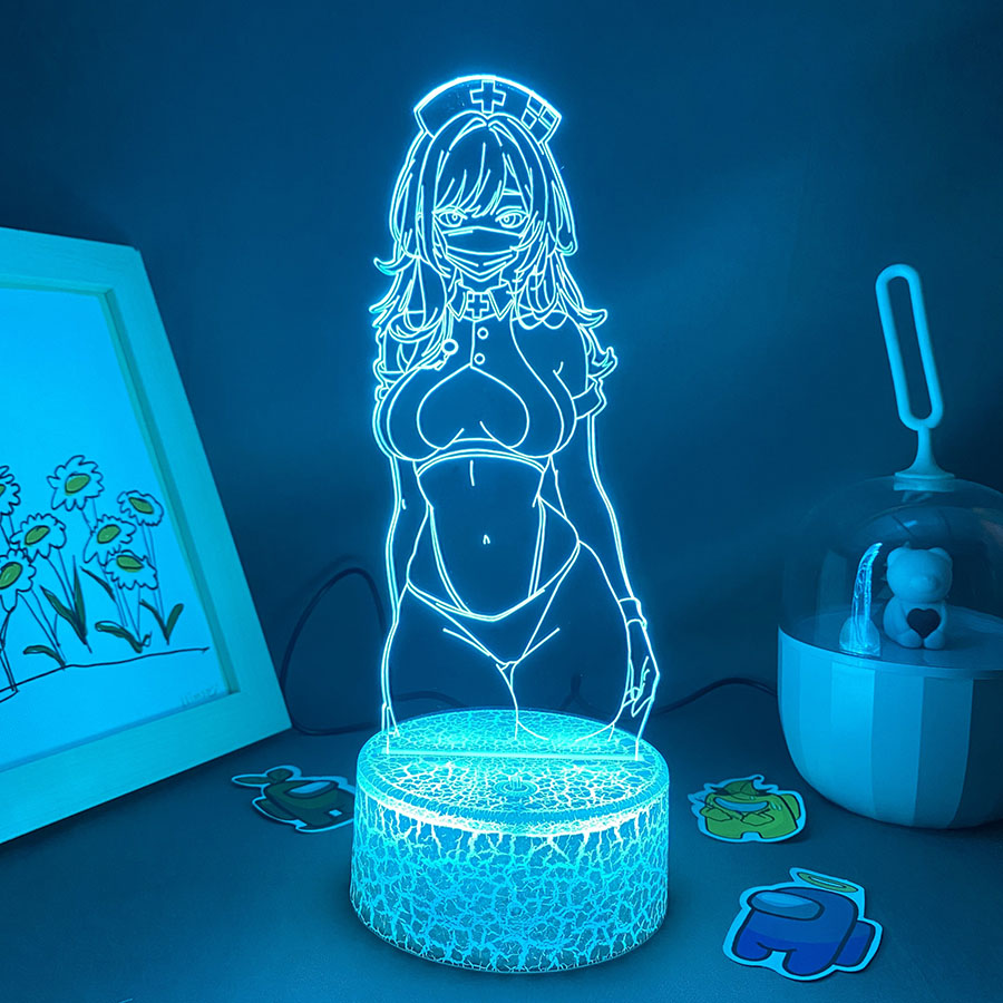 Men's Anime 3D LED Neon Night  - огляд і ціна Lava Lamp Desktop