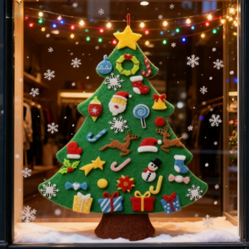Kids DIY Montessori Wall Felt  - огляд і ціна Wall Decor Lighting Tree