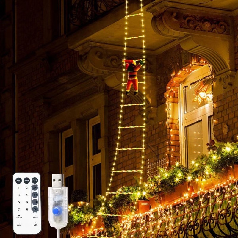 1pcs Christmas Decoration Sant - огляд і ціна Wall Decor Lighting Tree