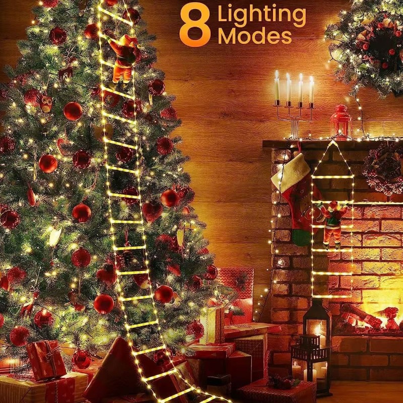 1pcs Christmas Decoration Sant - огляд і ціна Wall Decor Lighting Tree