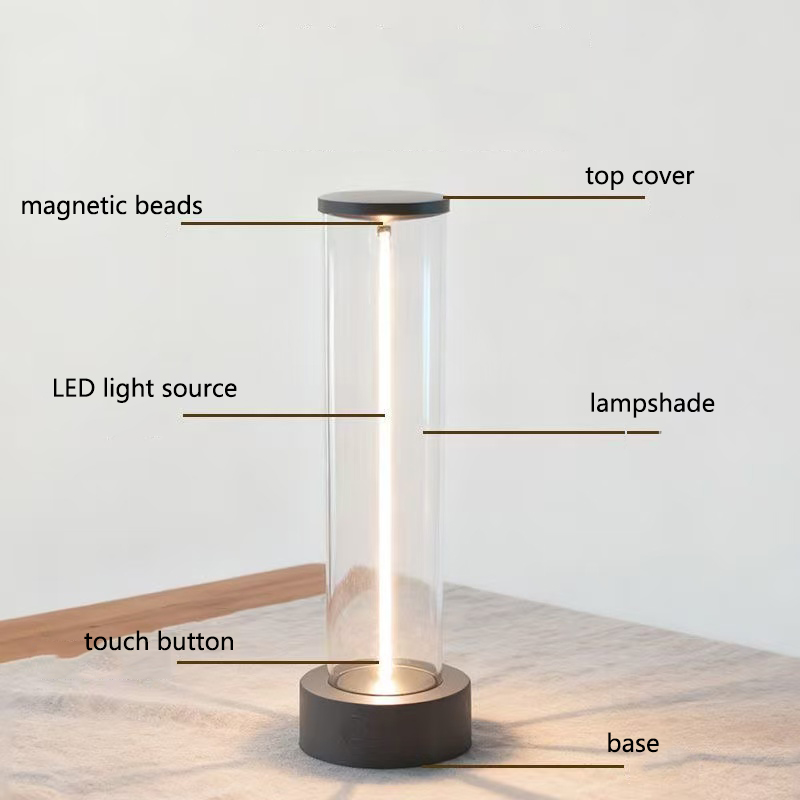 Wireless Portable LED Desk Lam - огляд і ціна Touch Dimmer Lamp