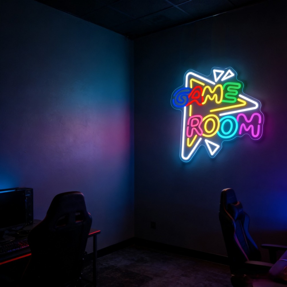 GAME ROOM LED Neon Sign Dimmab - огляд і ціна Outdoor Lighting Decor Ideas