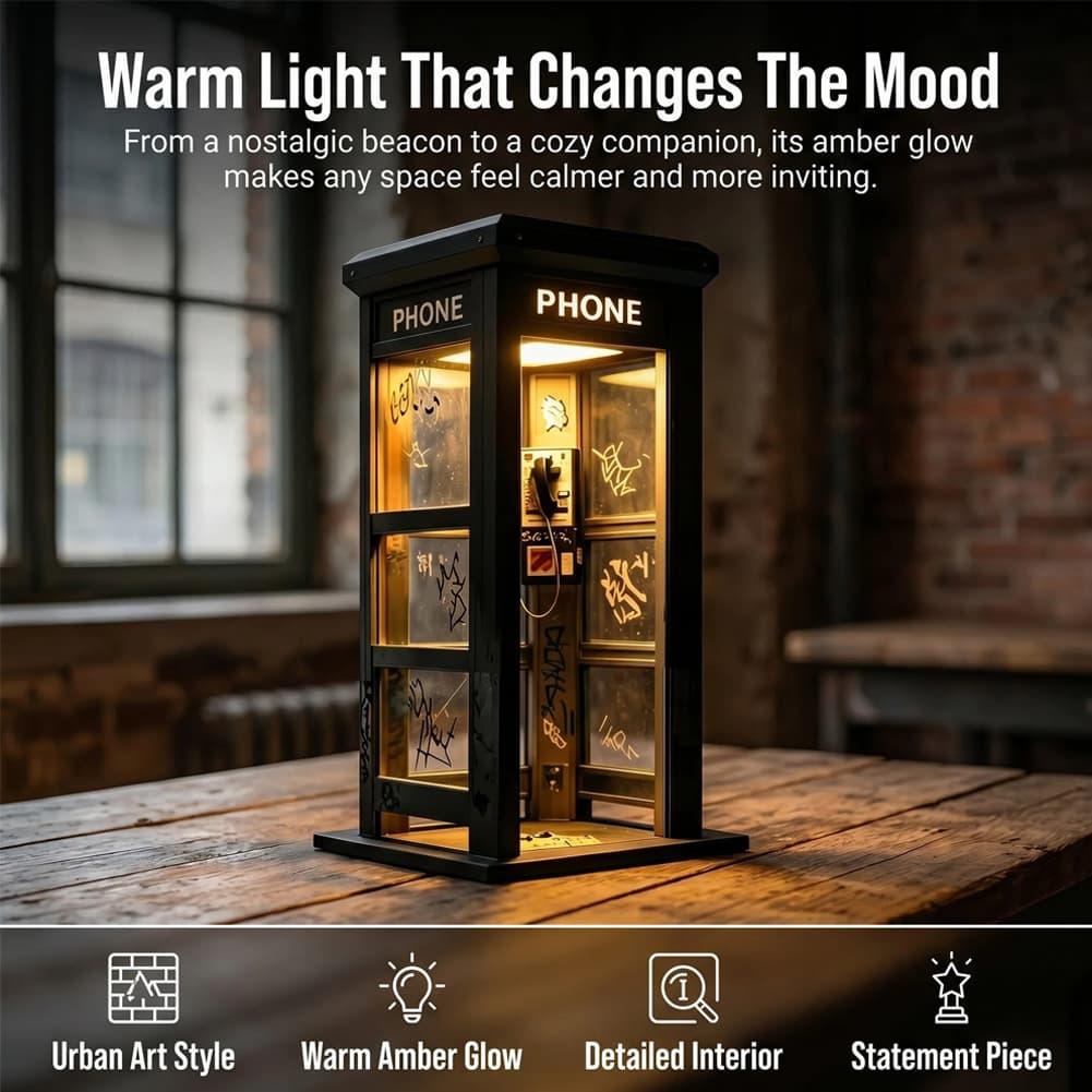 Vintage London Telephone Booth - огляд і ціна Lighting Decor Home