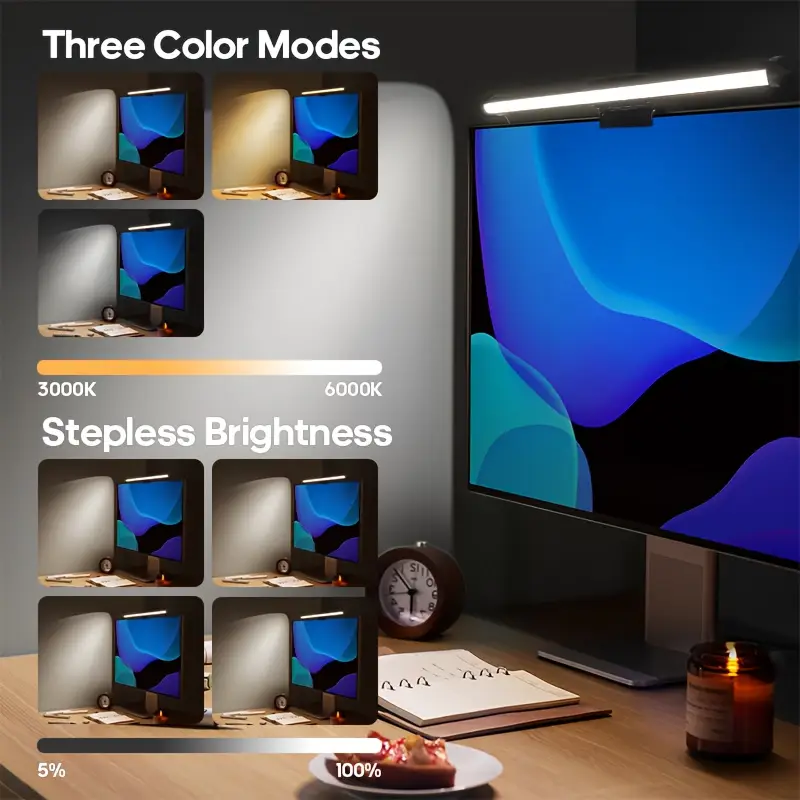 Led Monitor Light Bar Computer - огляд і ціна Touch Dimmer Lamp
