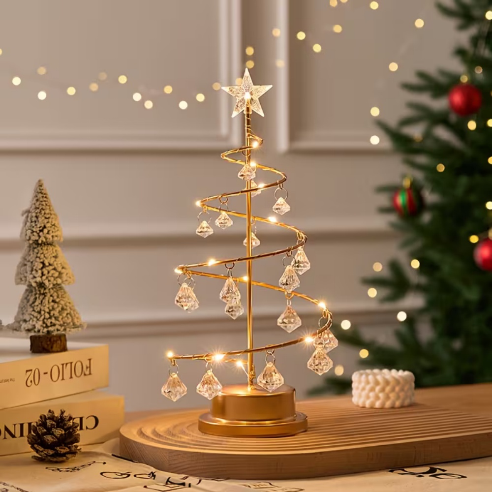 Christmas Tree Copper Wire LED - огляд і ціна Pendant Lighting Christmas Decor