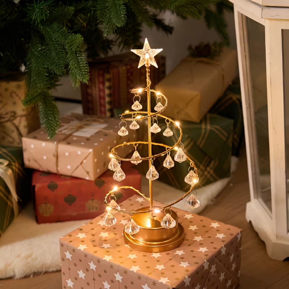 Christmas Tree Copper Wire LED - огляд і ціна Pendant Lighting Christmas Decor