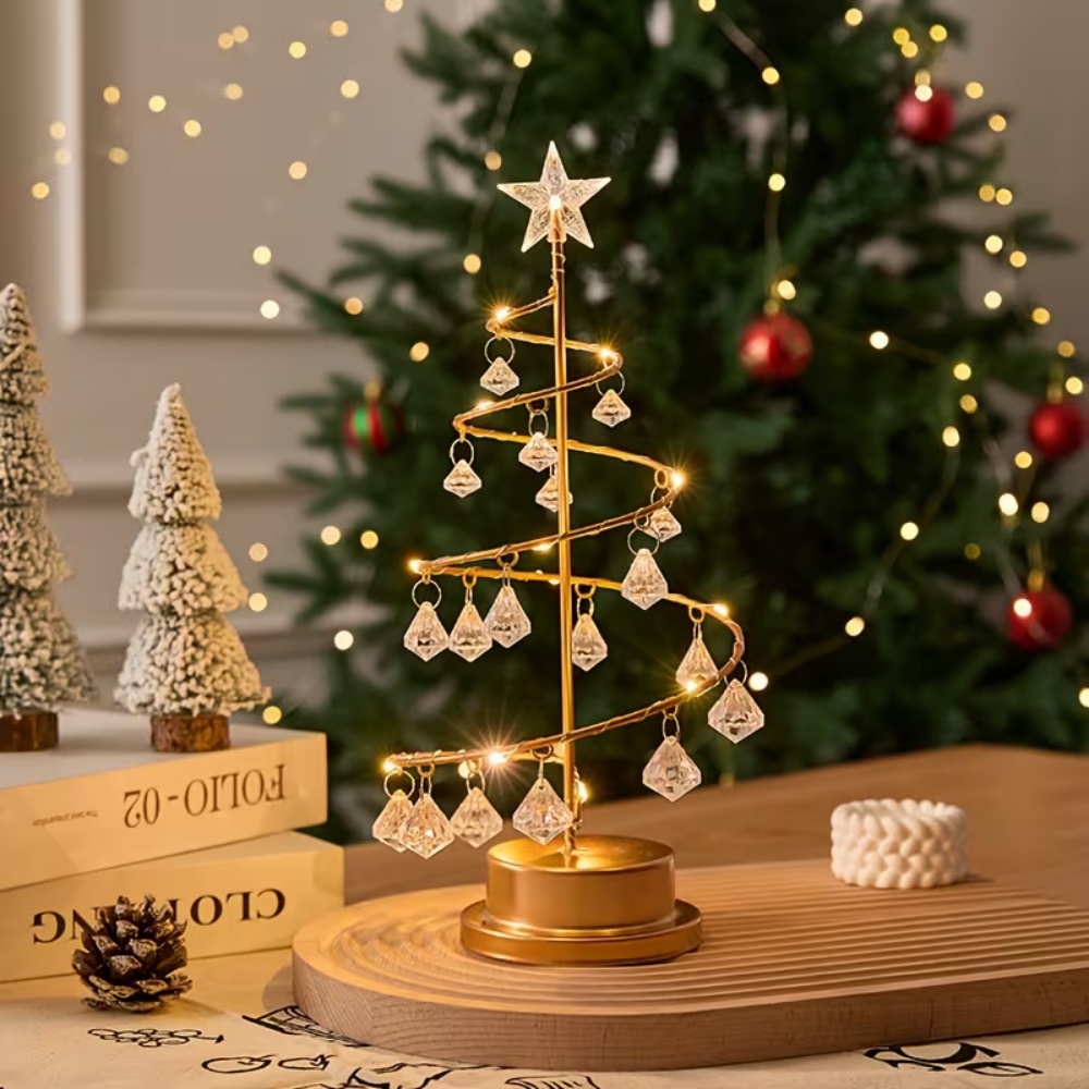 Christmas Tree Copper Wire LED - огляд і ціна Pendant Lighting Christmas Decor