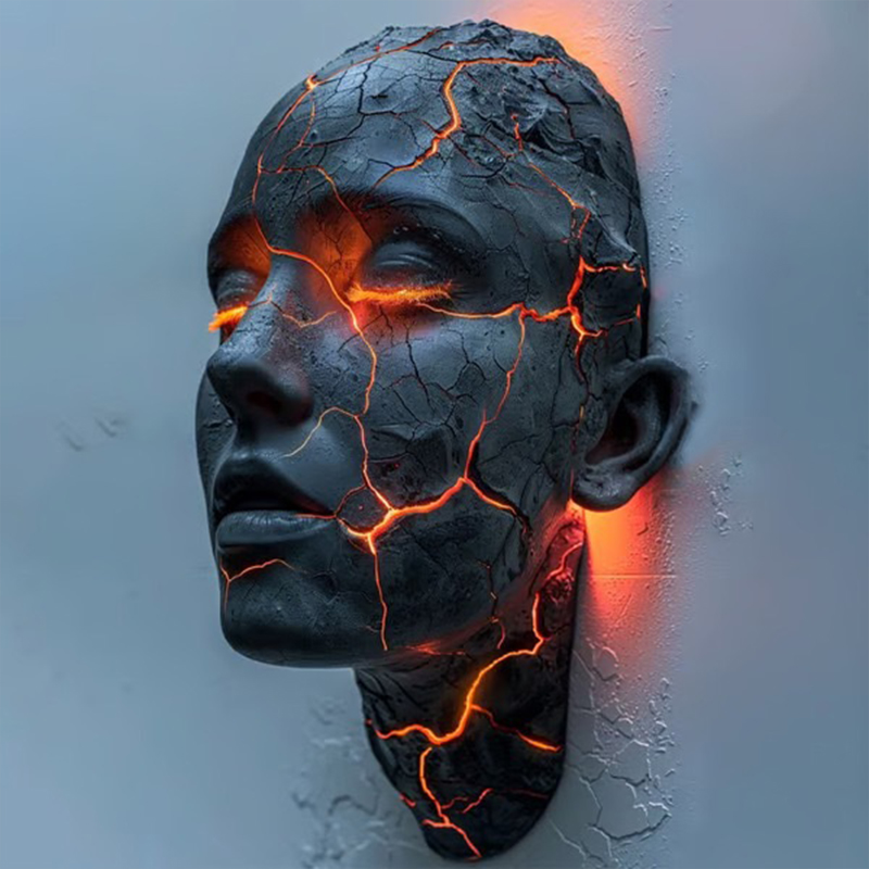 2026 New Resin Cracked Soul Wa - огляд і ціна Lighting Interior Decor