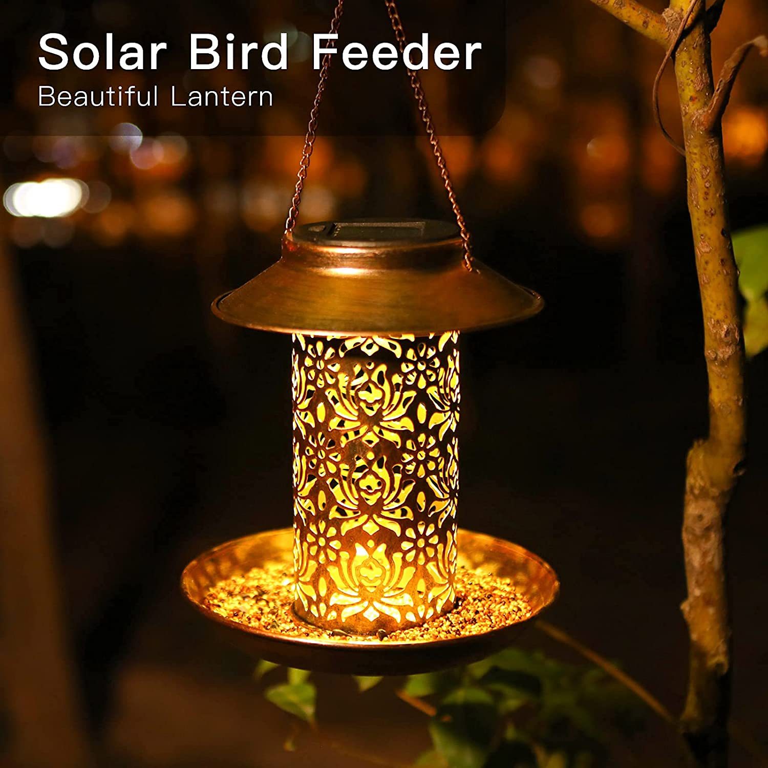 Hanging Bird House Metal Outdo - огляд і ціна Outdoor Lighting Decor Ideas