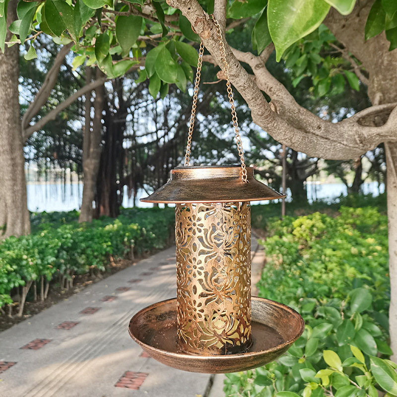 Hanging Bird House Metal Outdo - огляд і ціна Outdoor Lighting Decor Ideas