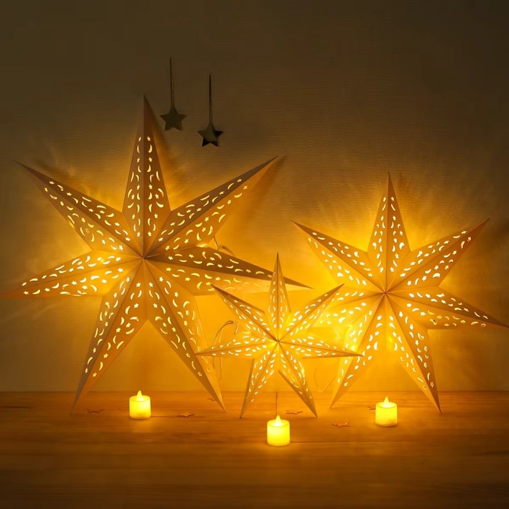 New Year Decor Hollow Out Star - огляд і ціна Pendant Lighting Christmas Decor